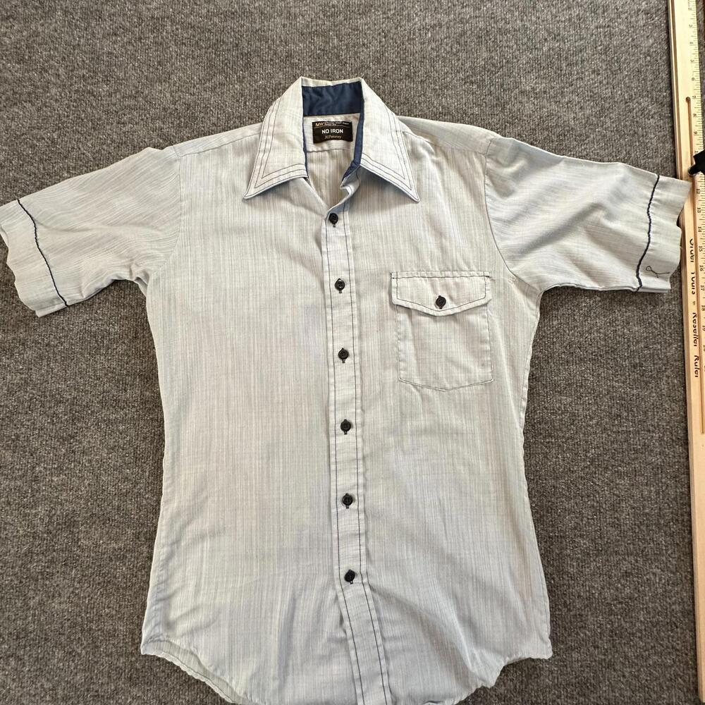 JCPenney No‎ Iron Short Sleeve Shirt
